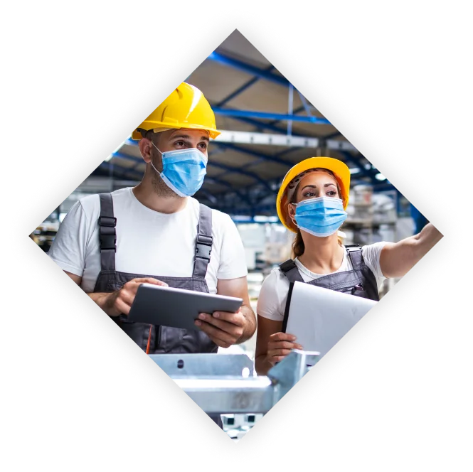 Personas trabajando
